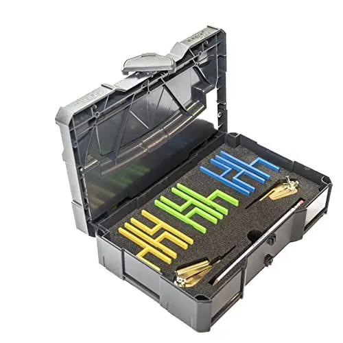 Produktbild: U-Scribe Jig Systainer Edition – Holzbearbeitungs- und Tischlervorrichtungs-Set mit Werkzeugkasten und Zubehör – Schreiben Sie wie ein Profi, Markieren Sie perfekte Anreißlinien