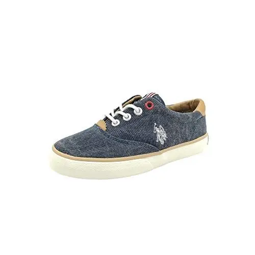 Produktbild: U.S.POLO ASSN. FARRAN3 Canvas-DKBL Jungen Sneaker Blau, Schuhgröße:31