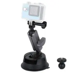 Produktbild: UTEBIT Auto Handyhalterung Saugnapf,360° drehbare Kamera Halterung Auto Saugnapf mit Telefonhalterung,Universelle Kamerahalterung für Gopro oder andere Action-Kameras,für Windschutzscheibe und Fenster
