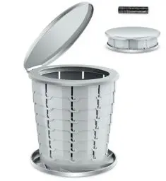 Produktbild: UTEBIT Campingtoilette, Tragbare Toilette Unterstützt über 150kg Trockentrenntoilette, Klapptoilette mit 20 Reinigungstaschen, Tragbare Toilette für Auto, Reisen, Angeln, Stau (Grau)