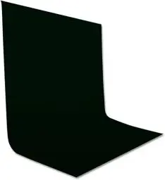 Produktbild: UTEBIT Fotohintergrund Schwarz, 2x3m Foto Hintergrund Kulisse Polyester Stoff Fotografie Fotowand für Video, Porträt, Haustier Modefotografie und Fernsehen Fotostudio (Klemmzwingen Nicht enthalten)