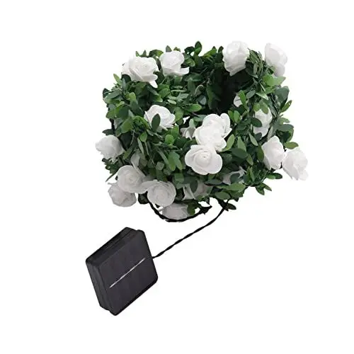 Produktbild: UTHCLO 1 Satz Saite Garten Licht Blumen Lichterketten Gartenlicht Außenterrassenlicht Solarlampen Für Den Außenbereich Solarleuchten Für Den Außenbereich Sonnenlicht Led- Pvc Green