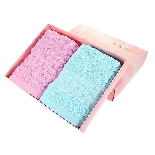 Produktbild: UTHCLO Luxus-spa-handtücher Für -Set Badetuch-Sets Baumwollhandtücher Schnelltrocknende Fusselfreie Hotel- Und Gesichtstücher