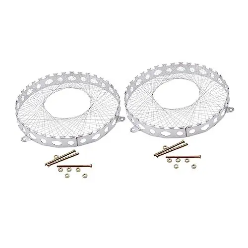 Produktbild: UTHCLO 2 Sätze Stabiles Wok Rack für Kochplatten Praktischer Wok Aus Gusseisen für Gasherd Ideal für Hexclad Pfannen und Effizientes Kochen