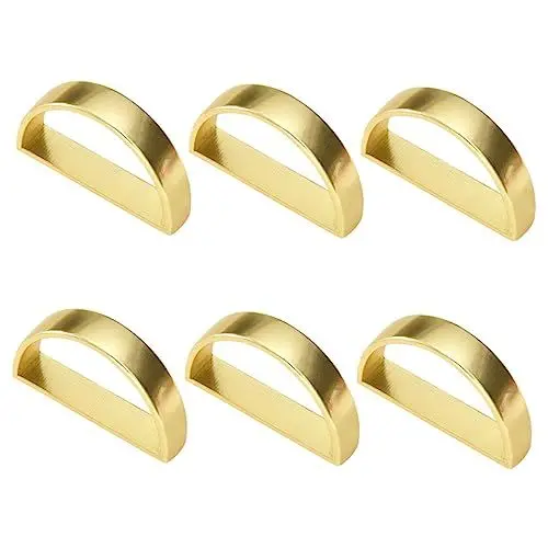 Produktbild: UTHCLO Serviettenschnallenhalter 6-teiliges Serviettenset Elegantes Dekoratives Serviettenlegierungsmaterial Für Party-Dinner-tischdekoration