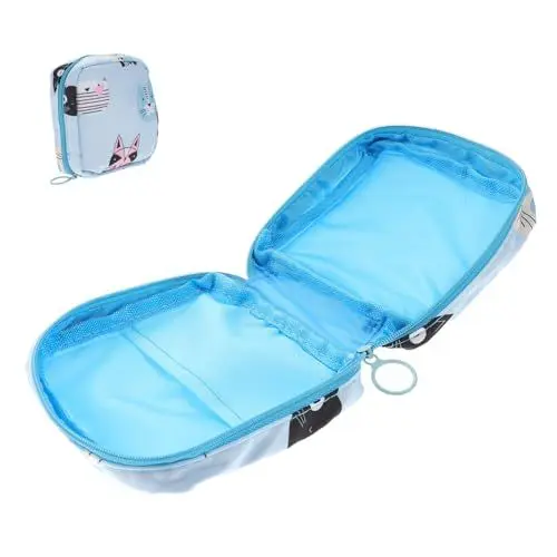 Produktbild: UTHCLO Aufbewahrungstasche Für Damenbinden Praktische Leinentasche Für Die Periode Wasserdichter Beutel Für Stilleinlagen Und Hygienetücher Ideal Für Unterwegs Und Reisen