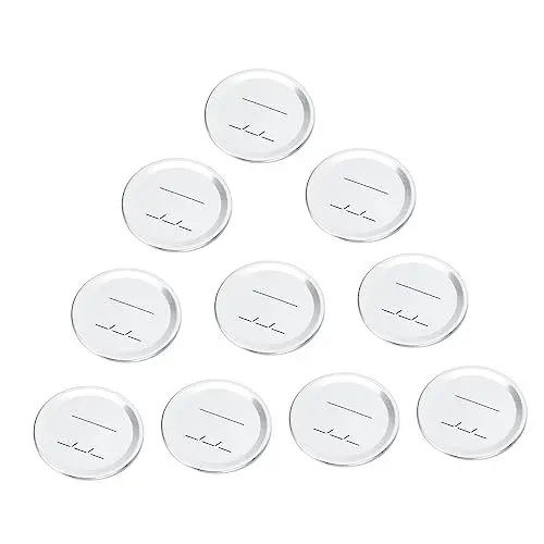 Produktbild: UTHCLO Einmachdeckel Ringe 20st Einmachglasdeckel Breite Deckel Versiegelte Deckel Für Einmachgläser Abdeckungen Einmachglas Tops Marmeladendosen Zinndeckel Weißblech Dosendeckel Teilt