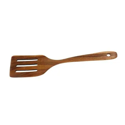 Produktbild: UTHCLO Holz-küchenspatel Mit Langem Griff Vielseitiger Pfannenwender Für Schonendes Kochen Leicht Und Tragbar Für Wok Und Pfannengerichte Schonend Zu Kochgeschirr