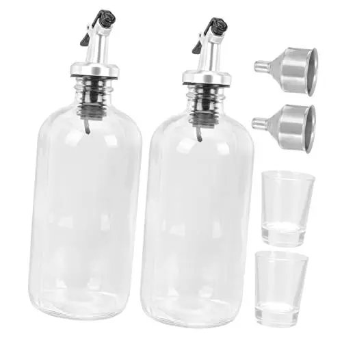 Produktbild: UTHCLO Mundwasserbecher-Spender-Set 500 Ml Glasflasche Einweihungsgeschenk Für Hotels Und Den Heimgebrauch