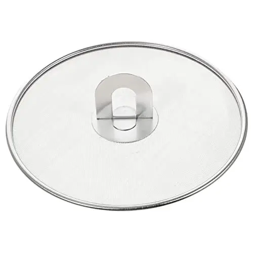 Produktbild: UTHCLO Splatter Splatter Küche Öl Orption 21 cm Edelstahl Bratpfanne Netz Topf Abdeckung