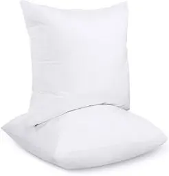 Produktbild: Utopia Bedding 2er Set Kissenfüllung 80 x 80 cm, Innenkissen Füllkissen Kopfkissen Sofakissen (Weiß)