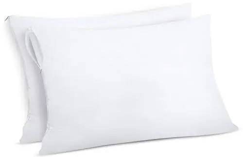Produktbild: Utopia Bedding Wasserdichter Kissenbezug 40 x 60 cm (2er Set) mit Reißverschluss, Kissenschoner, Oeko-TEX Zertifiziert Kissenhülle