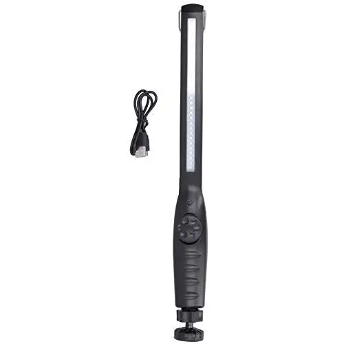 Produktbild: UV-Lampe LED Arbeitslicht Walfront Wiederaufladbare UV Taschenlampe Inspektion Taschenlampe Handheld Ultraviolett Stick für Heimbedarf Schwarz