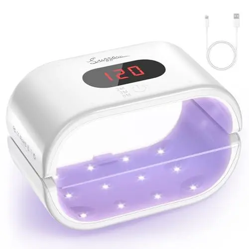 Produktbild: UV Licht für Harz, Doppelseitige UV Lampe für Harz Großes UV Resin Lampe mit LED Anzeige (längere Zeitein 2m, 3m, 5m) Schneller Aushärtende UV Lampe Resin zum für Harz, Formen, Schmuckherstellung
