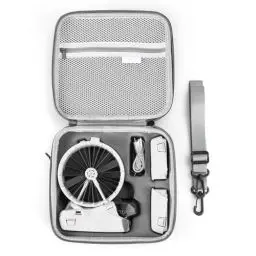 Produktbild: Uvafly Flip Tragetasche, kompakte Aufbewahrungstasche, tragbare PU-Schutztasche für DJI Flip Drohne und intelligentes Flugakku-Zubehör