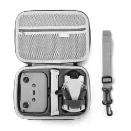 Produktbild: Uvafly Mini 3/Mini 4 Pro Tasche, PU Reisekoffer, kompakte Aufbewahrungstasche für DJI Mini 3/Mini 3 Pro/Mini 4 Pro Drohne RC-N1/RC-N2 Controller Zubehör