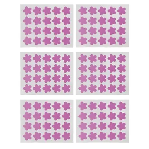 Produktbild: UV-Erkennungsaufkleber für Sonnenschutzmittel, Wiederverwendbare Blumenförmige Sonnenschutzpflaster mit UV-Erinnerung Zum Erneuten Auftragen, 120 Stück Sonnenschutzpflaster,