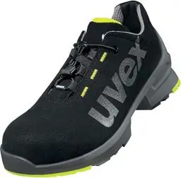 Produktbild: Uvex 1 Halbschuh, Sicherheitsschuhe S2 SRC, Arbeitsschuhe für Damen & Herren, Schwarz/Lime, Größe 41
