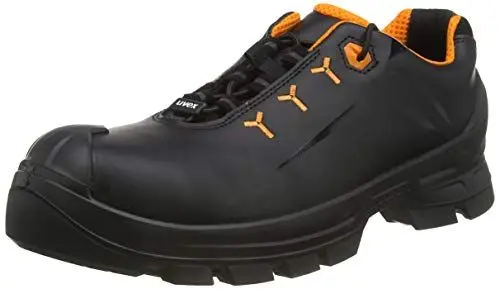 Produktbild: Uvex 2 Arbeitsschuhe - Sicherheitsschuhe S3 SRC ESD - Orange-Schwarz, Größe:50