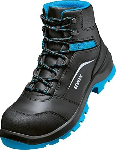 Produktbild: Uvex 2 Xenova Arbeitsstiefel - Sicherheitsstiefel S3 SRC ESD - Blau-Schwarz, Größe:44
