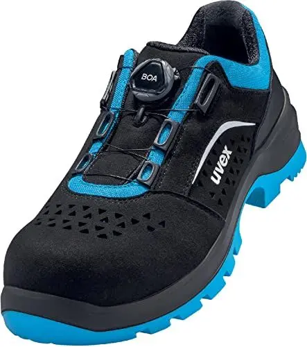 Produktbild: Uvex Sicherheitsschuhe 2 xenova® gelocht S1PL schwarz/blau 43