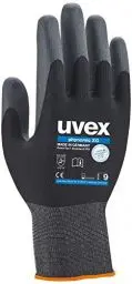 Produktbild: 1 Paar uvex phynomic XG Arbeitshandschuhe - Schutzhandschuhe für die Arbeit - EN 388 - Grau/Schwarz - 09/L