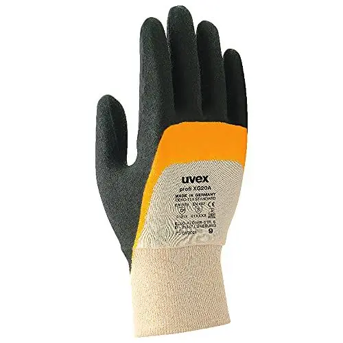 Produktbild: Uvex Profi Ergo XG 20A Arbeitshandschuhe - 1 Paar Profi-Schutzhandschuhe - 07/S