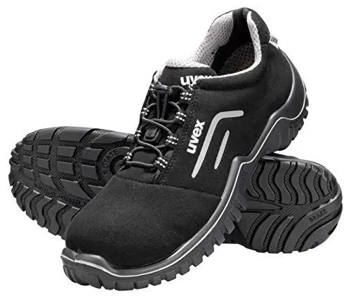 Produktbild: Uvex Motion Style Arbeitsschuhe - Sicherheitsschuhe S2 SRC ESD - Schwarz, Größe:42