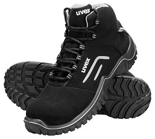 Produktbild: Uvex Motion Style Arbeitsschuhe - Sicherheitsstiefel S2 SRC ESD - Schwarz, Größe:47