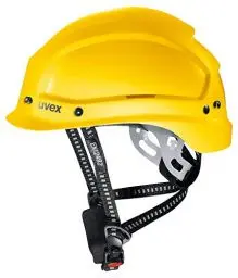 Produktbild: Uvex Pheos Alpine Schutzhelm - Belüfteter Arbeitshelm für die Baustelle - Gelb Gelb