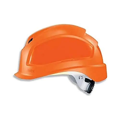 Produktbild: Uvex Pheos B-S-WR Schutzhelm - Belüfteter Arbeitshelm für die Baustelle - Orange Orange