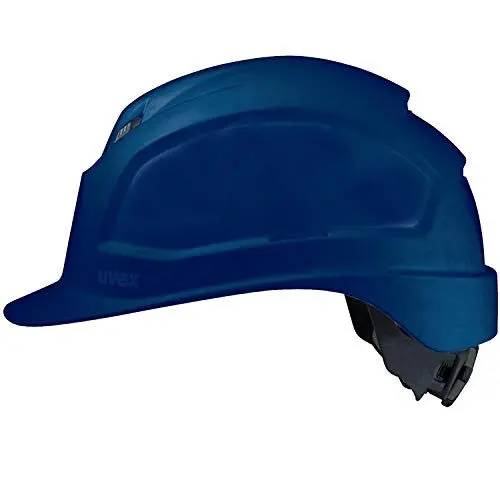 Produktbild: Uvex Pheos IES Schutzhelm - Belüfteter Arbeitshelm für die Baustelle - Blau Blau