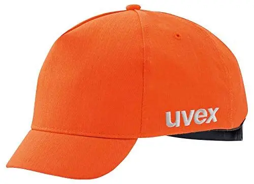 Produktbild: Uvex U-Cap Sport Hi-Viz Anstoßkappe - Kurzer Schirm - Warnorange - 55-59 cm 55-59 cm