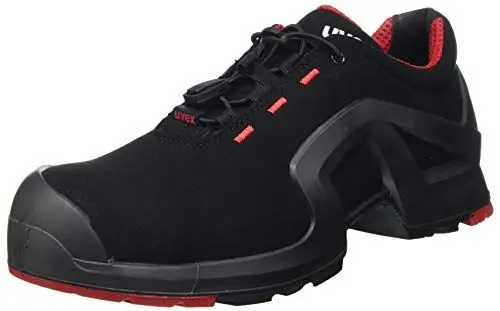 Produktbild: Uvex Unisex Scarpa Bassa Zapato Bajo 1 x-tended Support S3 SRC W12, Negro Rosso, 43 EU