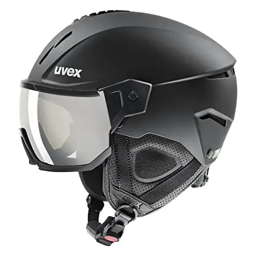 Produktbild: Uvex Unisex Skihelm, Kunststoff, schwarz matt, 59-61 cm