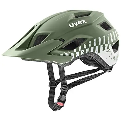 Produktbild: uvex access - leichter MTB-Helm für Damen und Herren - individuelle Größenanpassung - optimierte Belüftung - moss green-white matt - 57-62 cm
