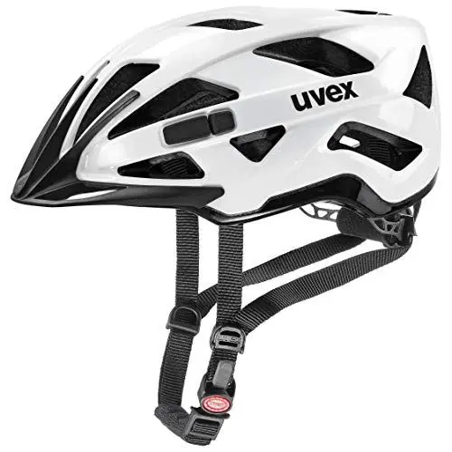 Produktbild: uvex active - sicherer Allround-Helm für Damen und Herren - individuelle Größenanpassung - erweiterbar mit LED-Licht - white black - 56-60 cm