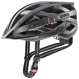 Produktbild: uvex City i-vo - Leichter City-Helm für Damen und Herren - individuelle Größenanpassung - inkl. LED-Licht - All Black matt - 52-57 cm