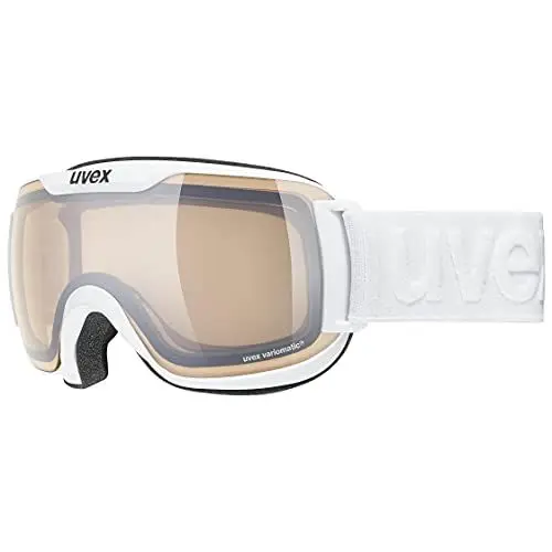 Produktbild: Uvex downhill 2000 S V - Skibrille für Damen und Herren - selbsttönend & verspiegelt - beschlagfrei - white/silver-clear - one size