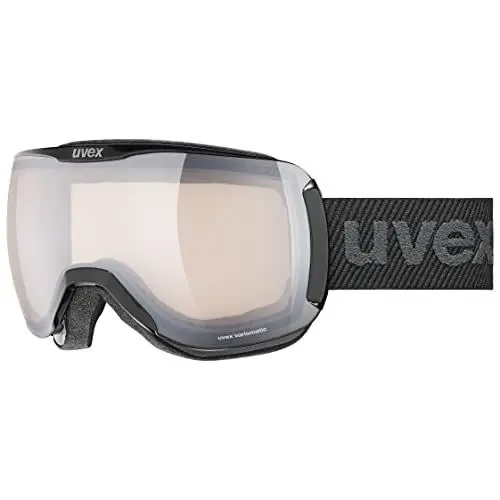 Produktbild: uvex downhill 2100 V - Skibrille für Damen und Herren - selbsttönend - beschlagfrei - black/vario silver-clear - one size