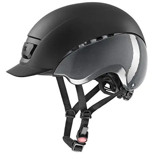 Produktbild: uvex elexxion tocsen - robuster Reithelm für Damen und Herren - inkl. Tocsen-Sturzsensor - individuelle Größenanpassung - Black - 57-59 cm