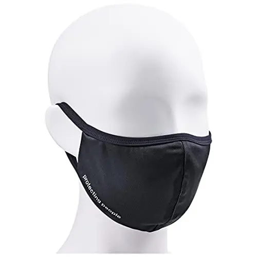 Produktbild: uvex face mask Gesichtsmaske - wiederverwendbar & waschbar - desinfizierbar - black - S/M (51-57 cm)