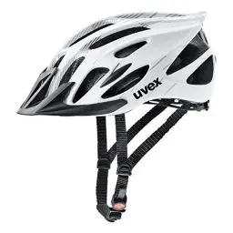 Produktbild: uvex flash - leichter Allround-Helm für Damen und Herren - individuelle Größenanpassung - waschbare Innenausstattung - white black - 57-61 cm