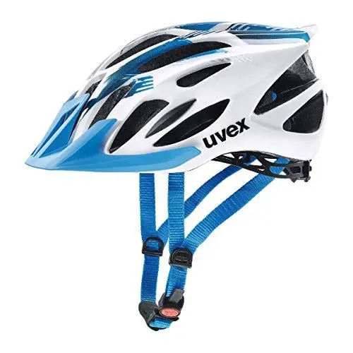 Produktbild: uvex flash - leichter Allround-Helm für Damen und Herren - individuelle Größenanpassung - waschbare Innenausstattung - white blue - 57-61 cm