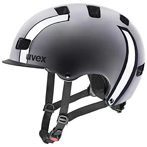 Produktbild: uvex hlmt 5 bike pro chrome - robuster City-Helm für Damen und Herren - individuelle Größenanpassung - optimierte Belüftung - gunmetal chrome - 55-58 cm