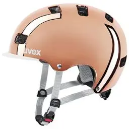 Produktbild: uvex hlmt 5 bike pro chrome - robuster City-Helm für Damen und Herren - individuelle Größenanpassung - optimierte Belüftung - rosé chrome - 55-58 cm