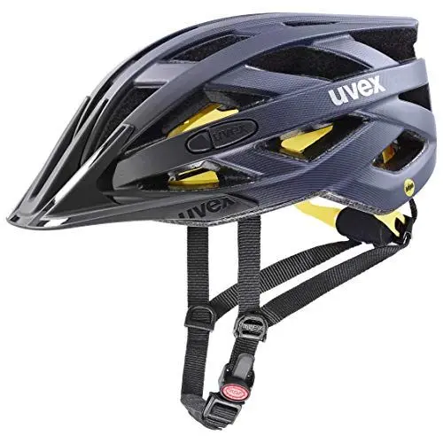 Produktbild: uvex i-vo cc MIPS - Leichter Allround-Helm für Damen und Herren - MIPS-Sysytem - erweiterbar mit LED-Licht - Midnight - Silver matt - 56-60 cm