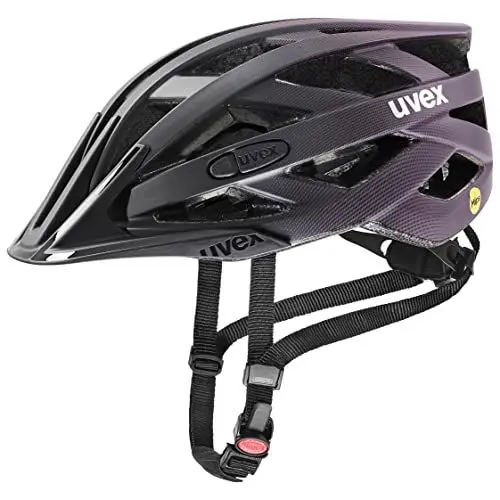 Produktbild: uvex i-vo cc MIPS - Leichter Allround-Helm für Damen und Herren - MIPS-Sysytem - erweiterbar mit LED-Licht - Black-Plum - 52-57 cm