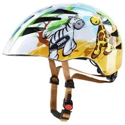 Produktbild: uvex kid 1 - leichter Fahrradhelm für Kinder - individuelle Größenanpassung - erweiterbar mit LED-Licht - safari - 47-52 cm
