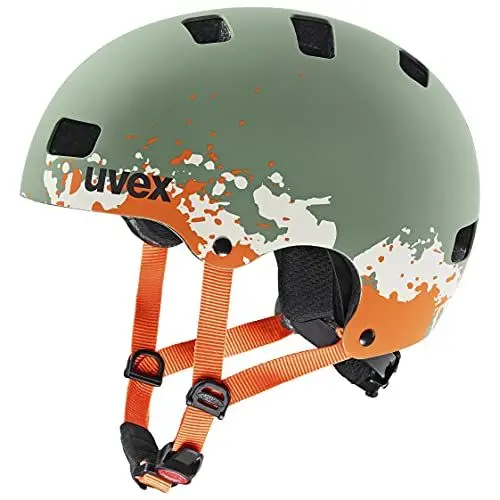 Produktbild: uvex kid 3 cc - robuster Fahrradhelm für Kinder- individuelle Größenanpassung - optimierte Belüftung - moss green - sand matt - 51-55 cm